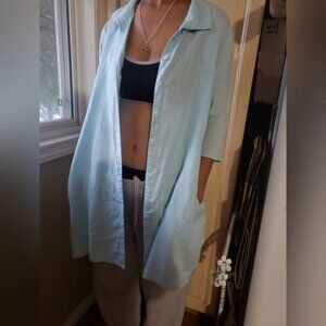 Stella  arakasi Light Blue Women Button down Shirt